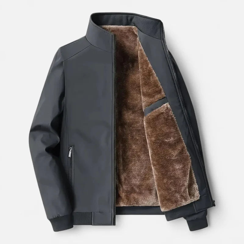 Delravo | Men's casual fleece-lined jacket