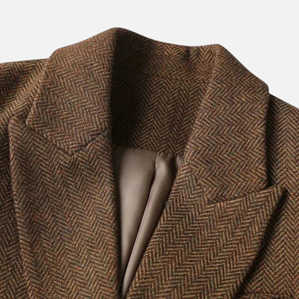Delravo | Double-Breasted Tweed