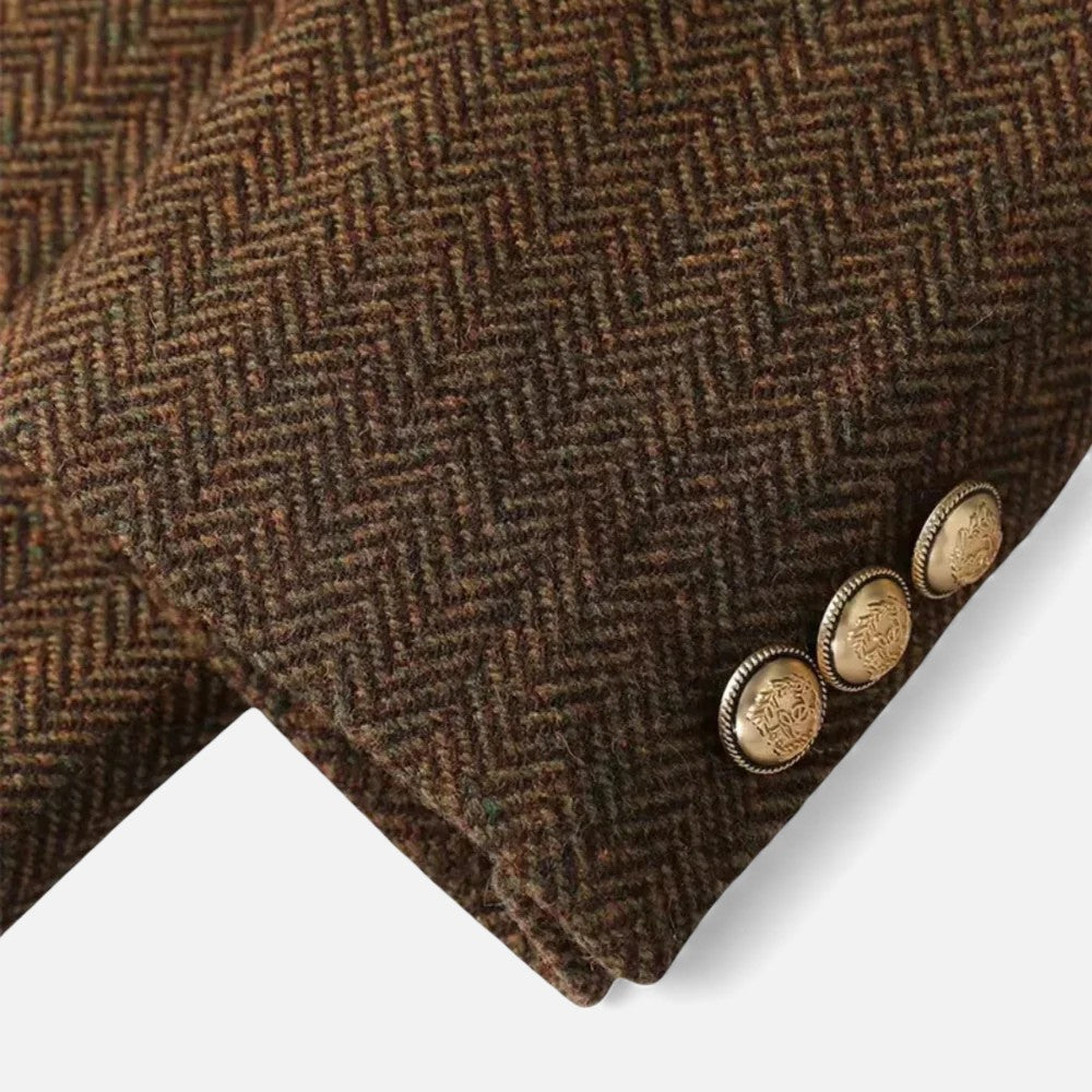 Delravo | Double-Breasted Tweed