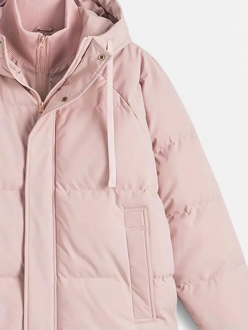 Delravo | Women's double-layer hooded jacket