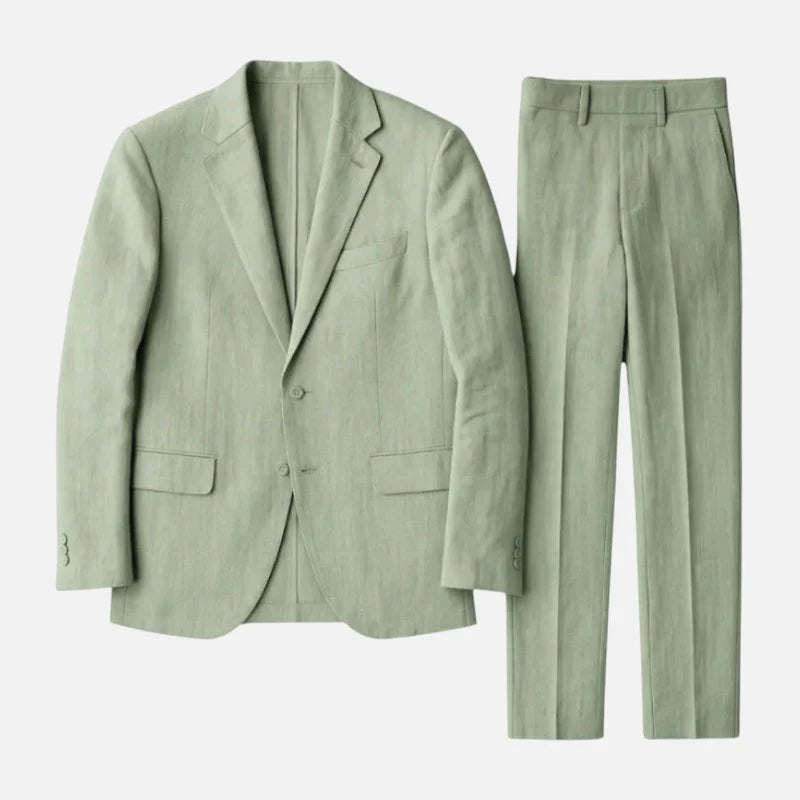 Delravo | Classic Linen Suit