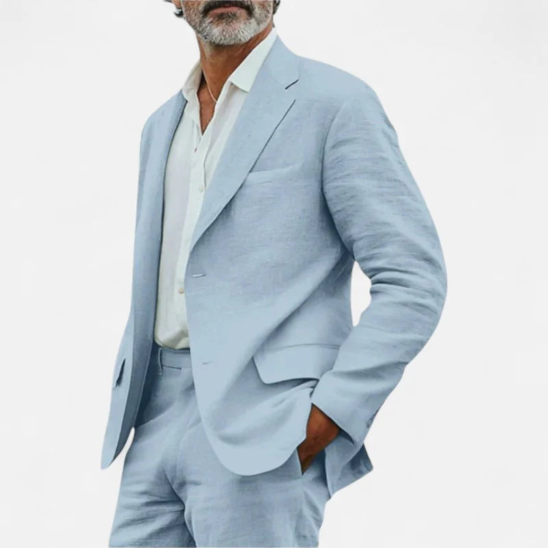 Delravo | Classic Linen Suit