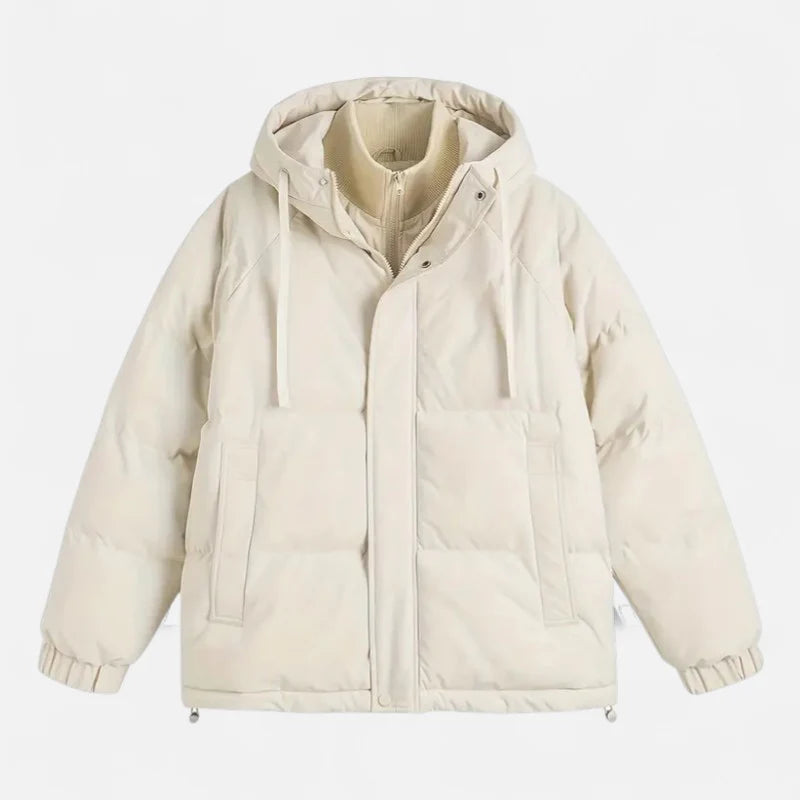 Delravo | Women's double-layer hooded jacket