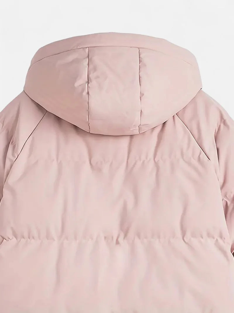 Delravo | Women's double-layer hooded jacket